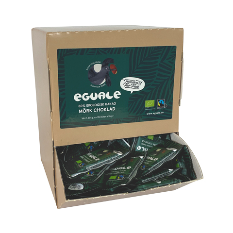 Eguale Mini mörk 80% 150x10g