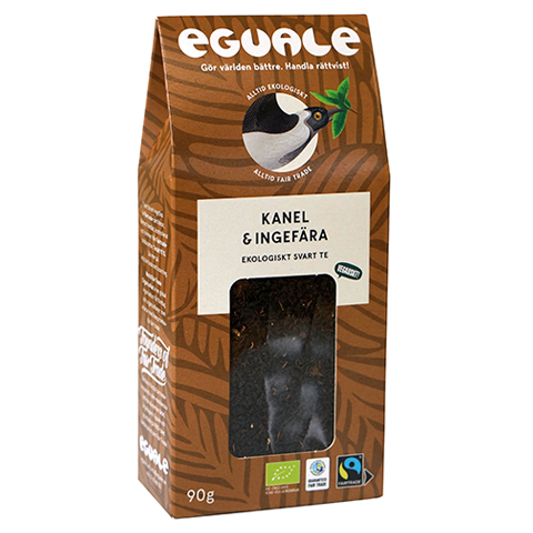 Eguale Kanel & Ingefära svart te 90g
