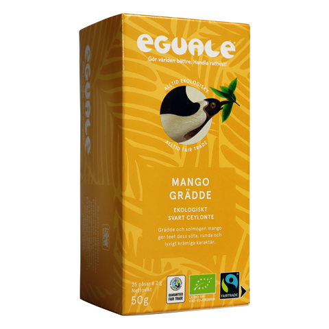 Eguale Mango Grädde svart te 25x2g