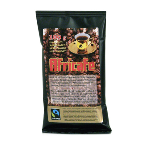 Africafe snabbkaffe i påse 100g