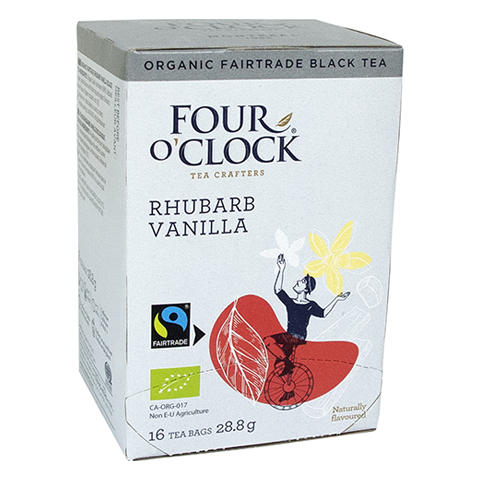 Four O'Clock Rhubarb Vanilla 16x1,8g