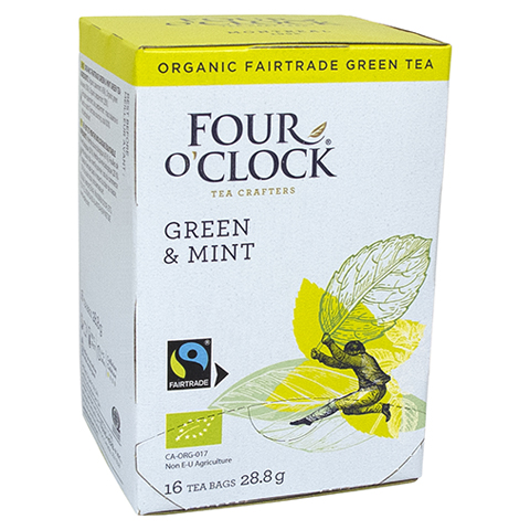 Four O'Clock Mint Green Tea 16x1,8g