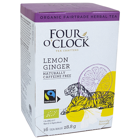 Four O'Clock Lemon Ginger 16x1,8g