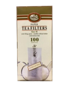 Tefilter, engångs 100 pack