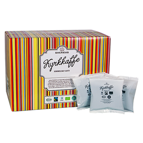 Sackeus Kyrkkaffe Maskinbrygg Mellanrost, 100g