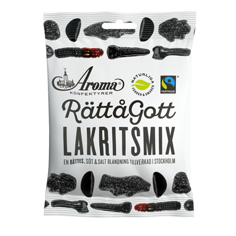 Aroma Rättågott Lakritsmix 140g